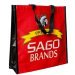 Custom logo printed recyclable fabric non woven shopping bag