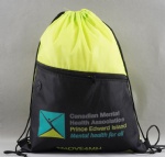 Custom Logo Promotion Polyester Drawstring Bag