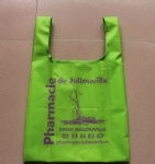 Custom Logo Eco Friendly Poly Bag Reusable Nylon Foldable Shopping Bag