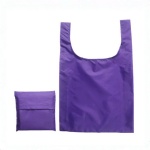 Wholesale Custom Promotional recycled polyester bag High quality eco friendly polyester foldaway shopping bags