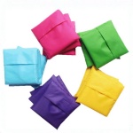 Custom Cheap Waterproof 100% polyester bag reusable foldable polyester recyclable bags